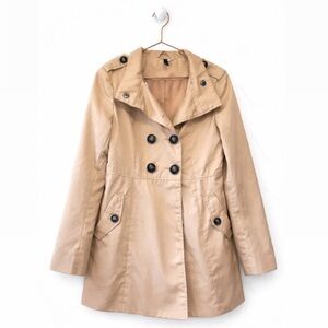 H&M Women's Trench Coat - Size 6 - Chic Outerwear Staple